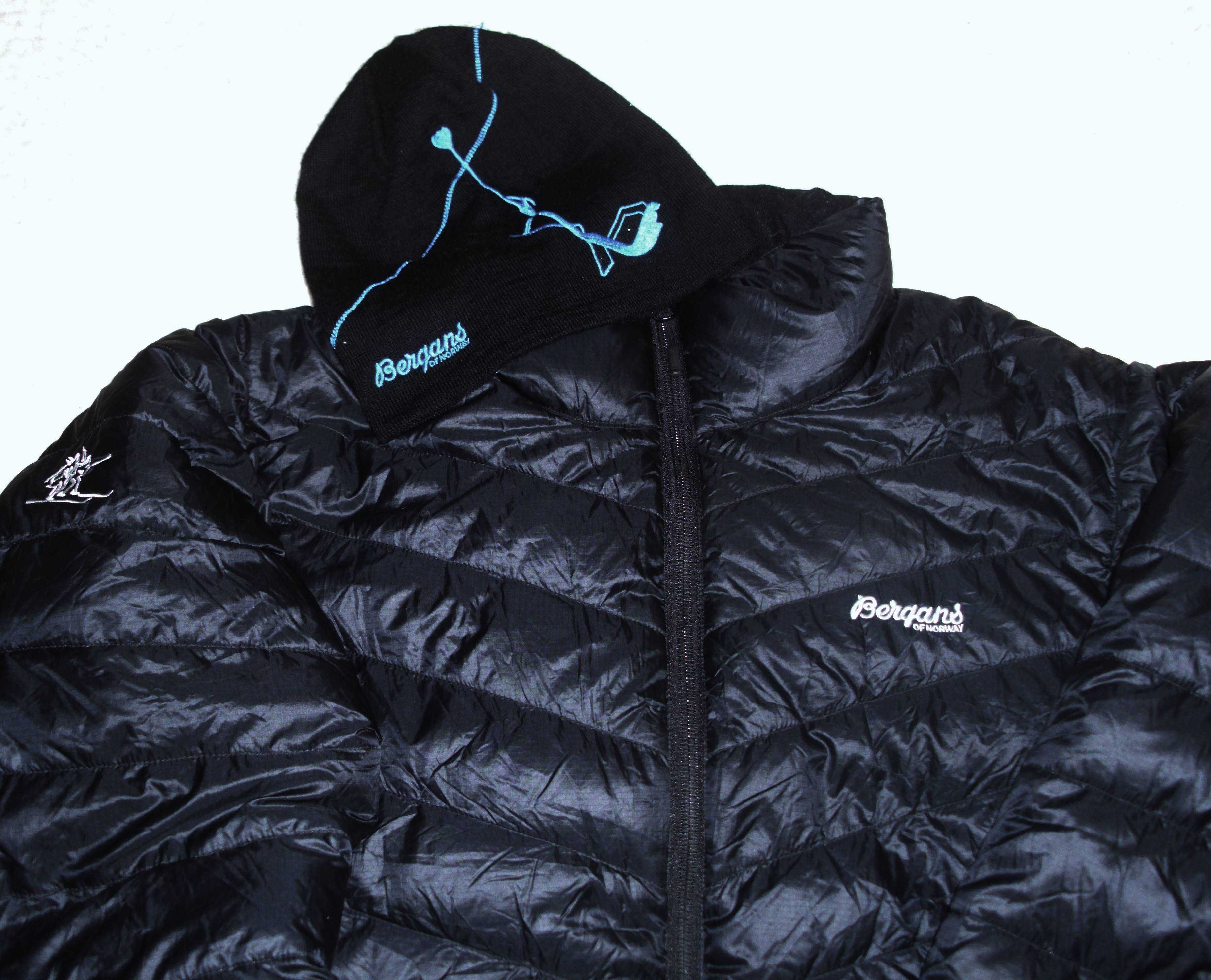 kurtka-puchowa-bergans-of-norway-pertex-l-czapka-bergans-merino-wool