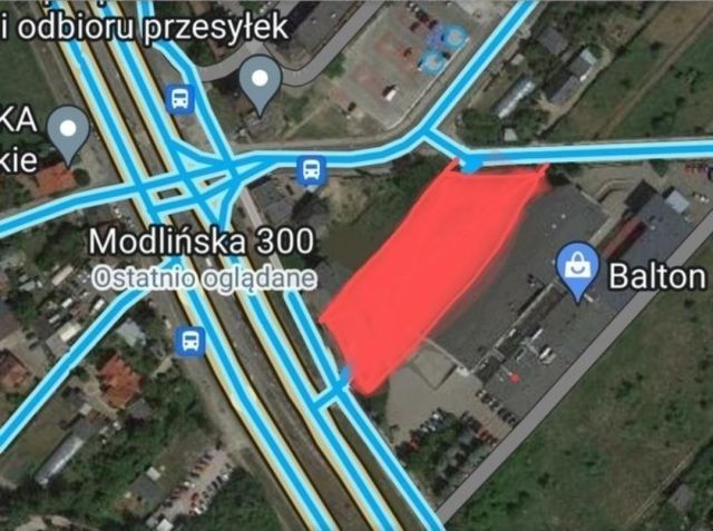 Działka biznes Modlińska Warszawa wynajmę